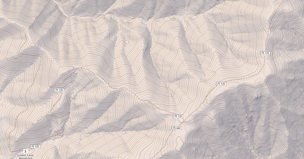 Map preview of Lava Mountain