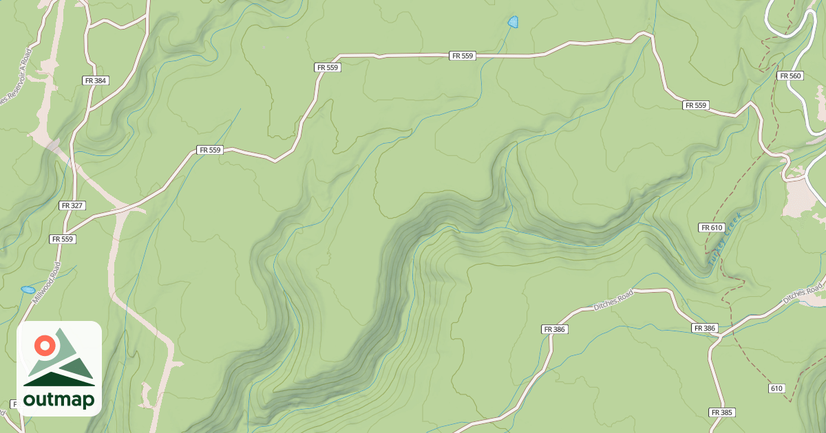 Map of MILLWOOD