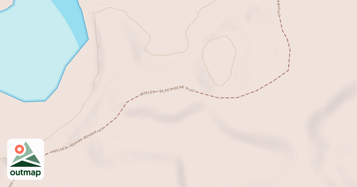 Map of Miller-Black Bear Trail