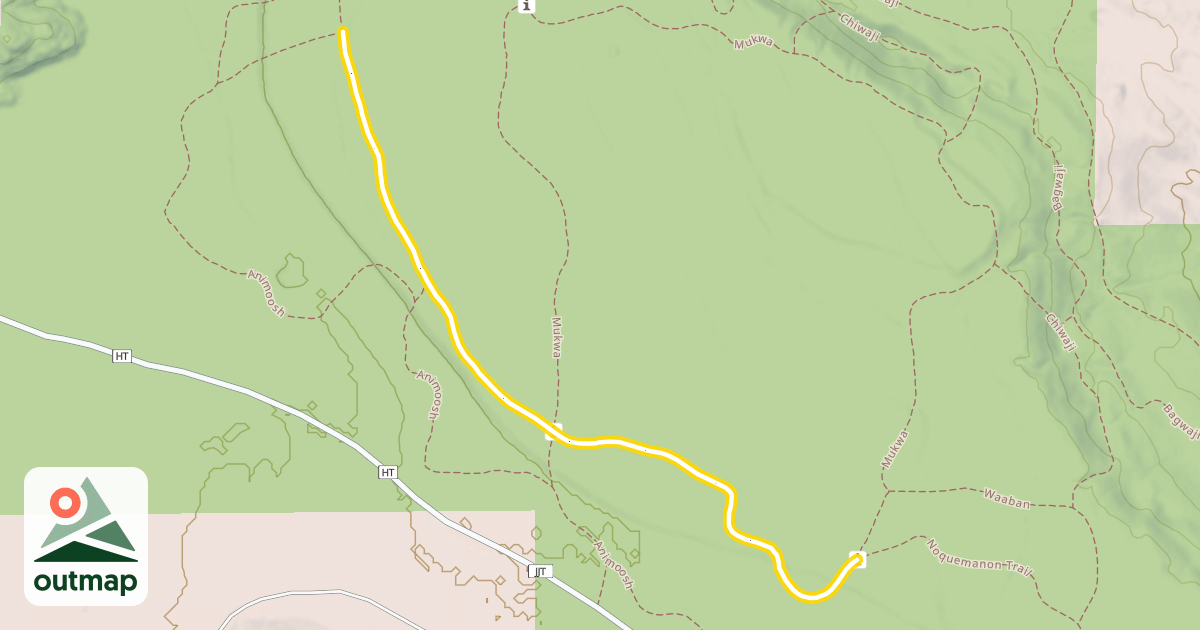 Map of Noquemanon Trail