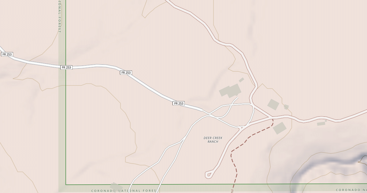 Map preview of DEER CREEK