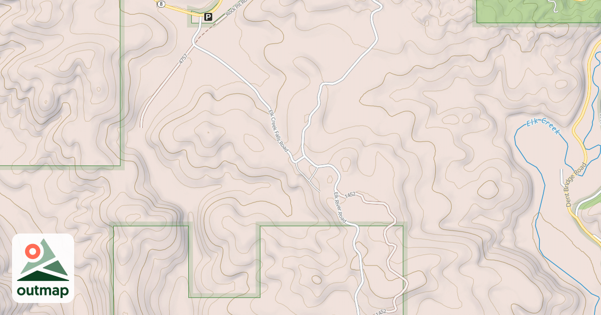 Map of CLOVER LEAF CREEK