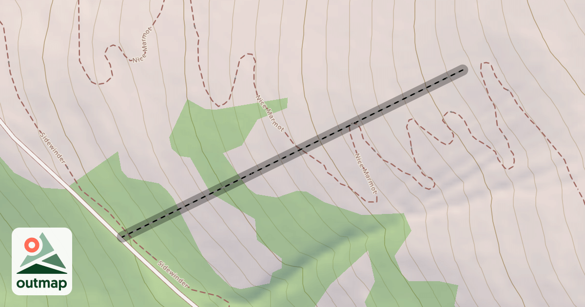 Map of Croazy Horse Woods