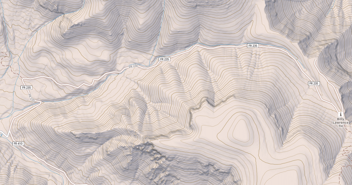 Map preview of CENTER MTN / CIENEGA TRAILHEAD