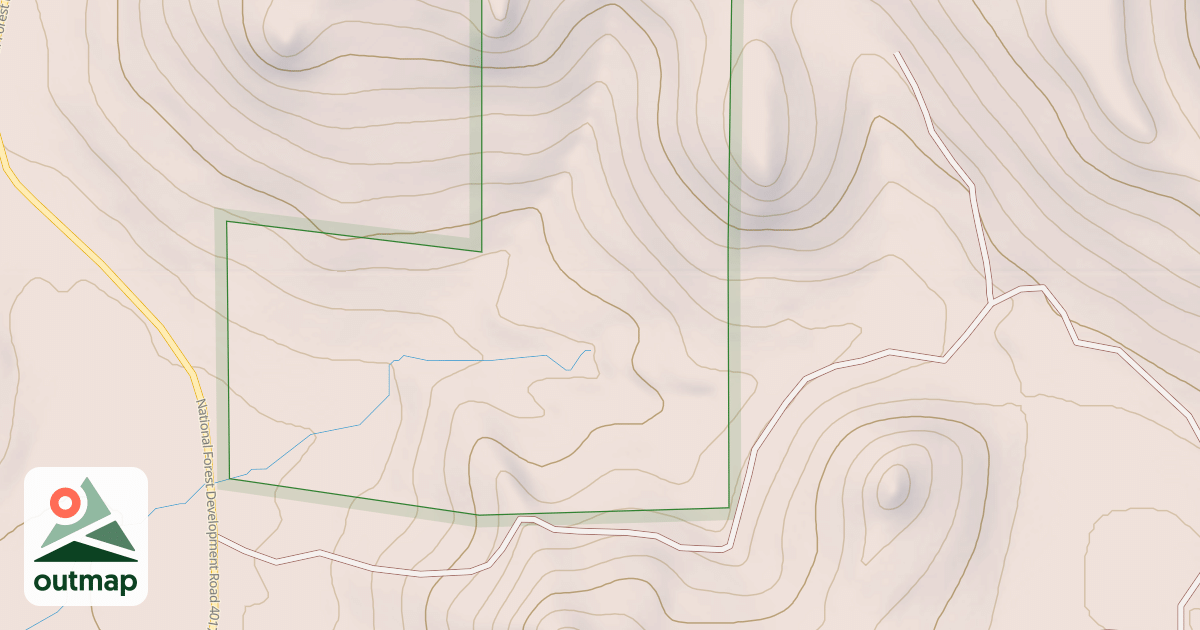 Map of CASTLE ROCK