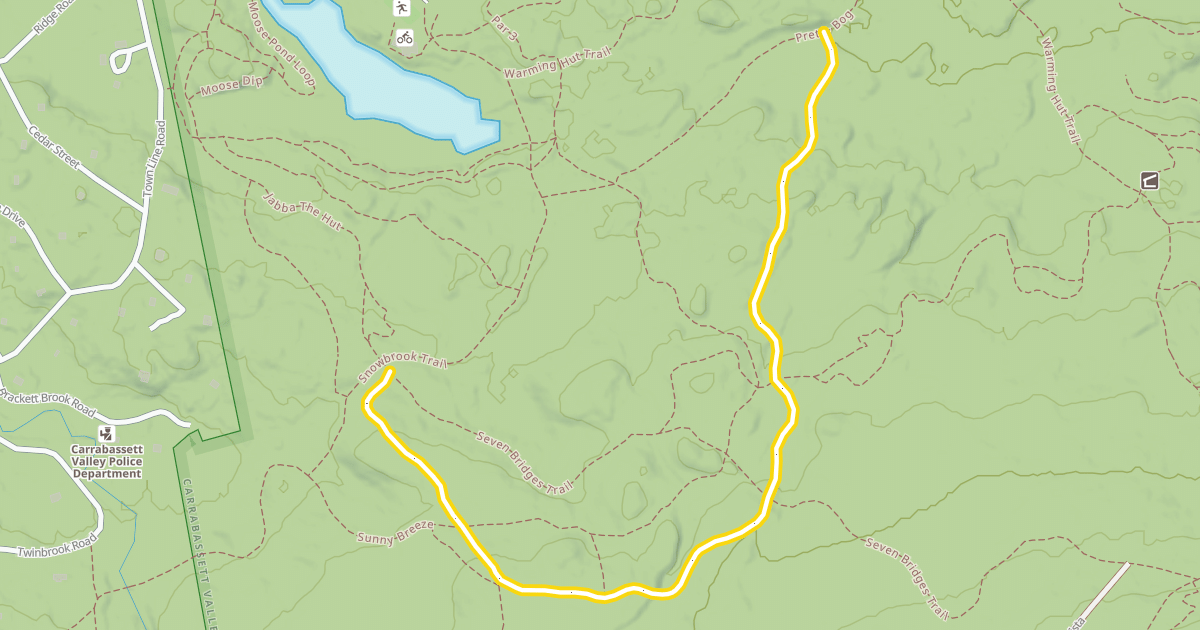 Map preview of Old Race Trail