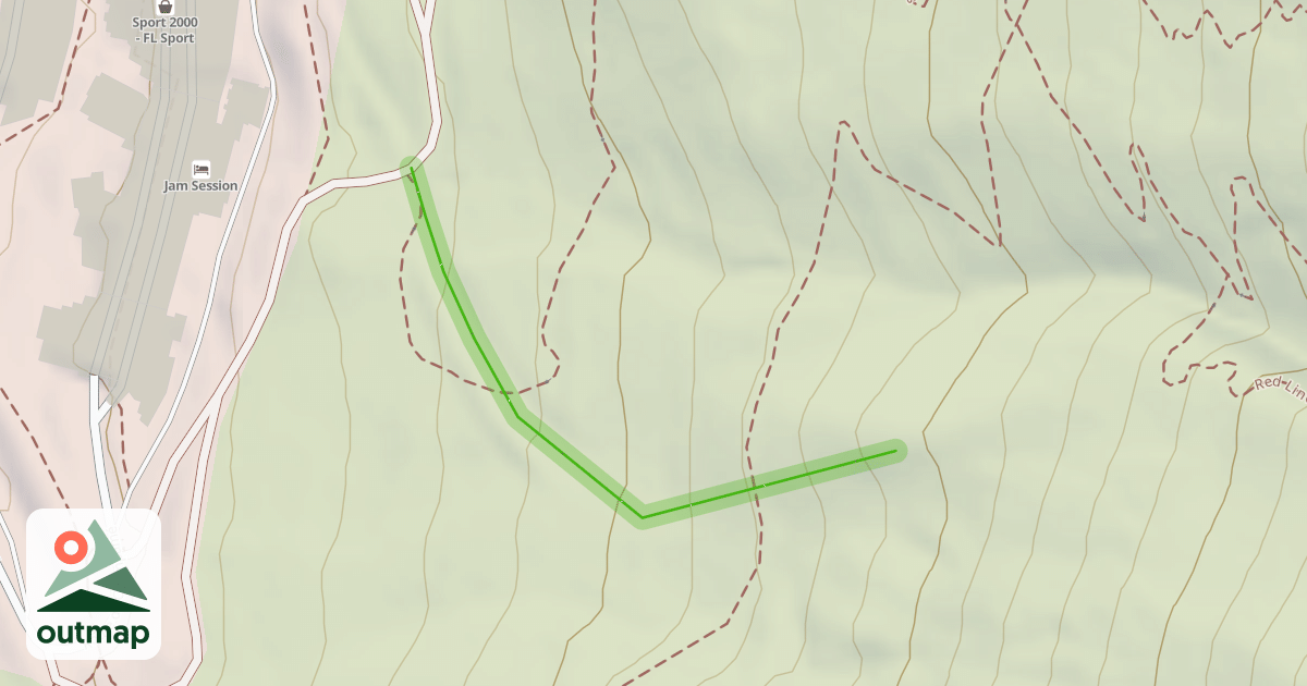 Map of Accès 2 Alpes 1800