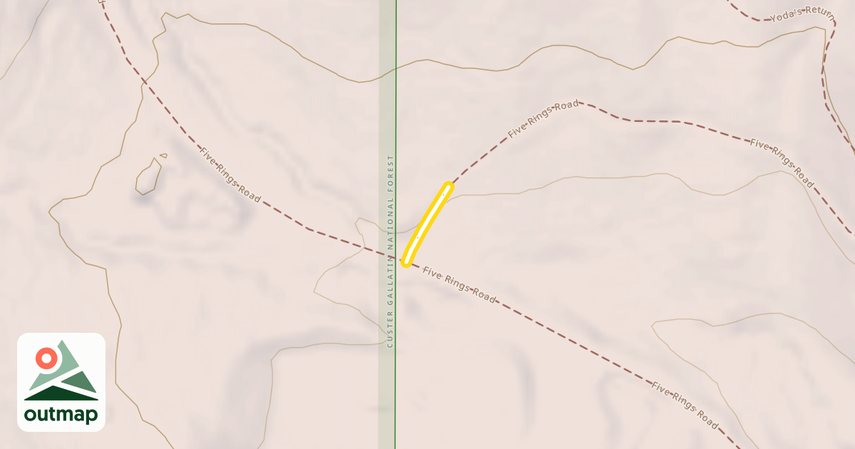 Map of Five Rings Road