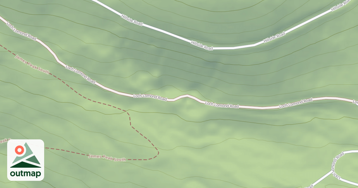 Map of LOCH LOMOND