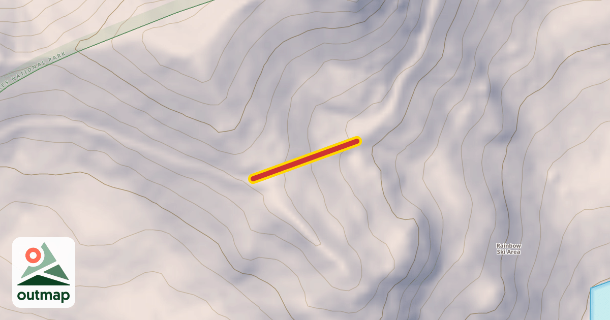 Map of D - West Bowl Access Tow