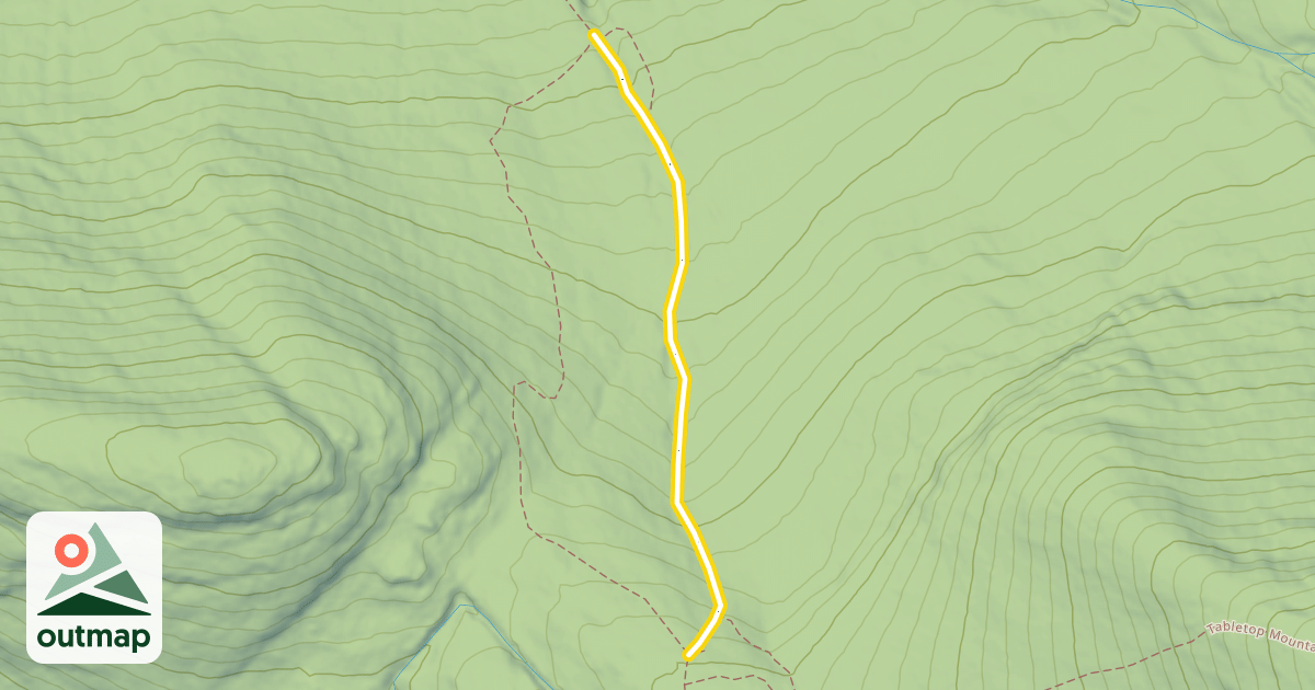 Map of Van Hoevenberg Ski Trail