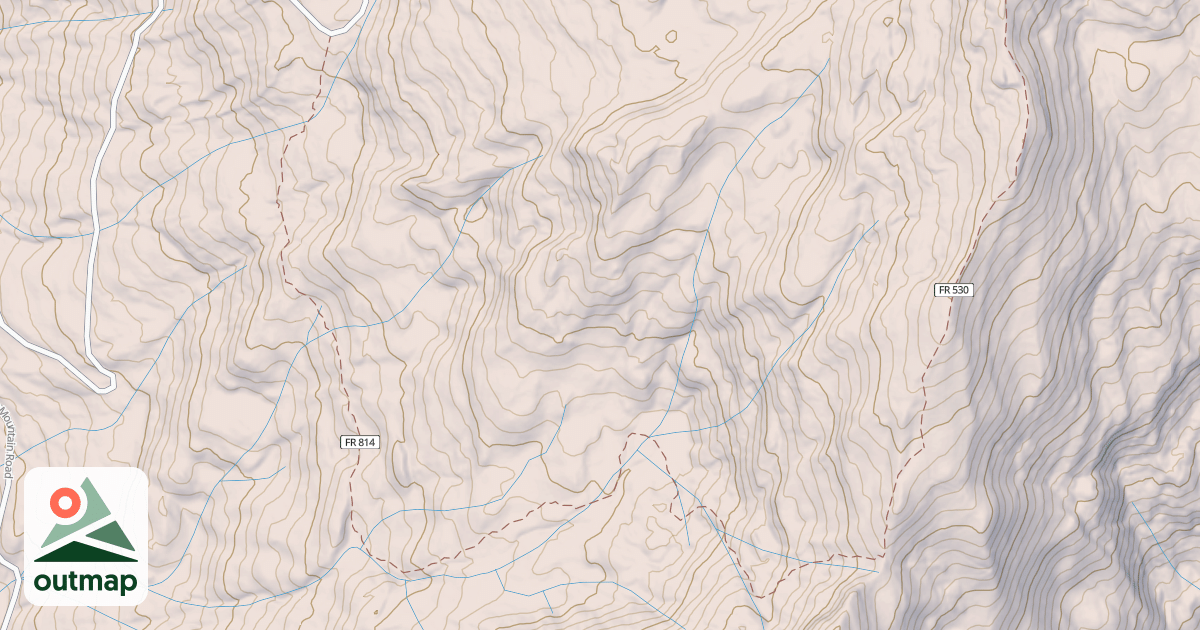 Map of DARK CANYON