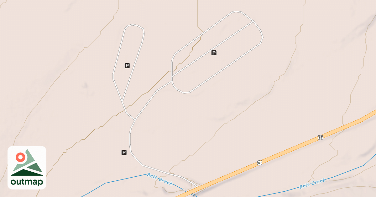 Map of WINTER SPORTS AREA LOOP