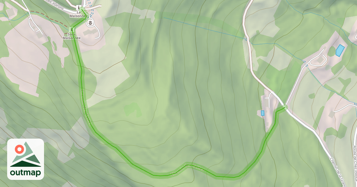 Map of Chemin des Tattes
