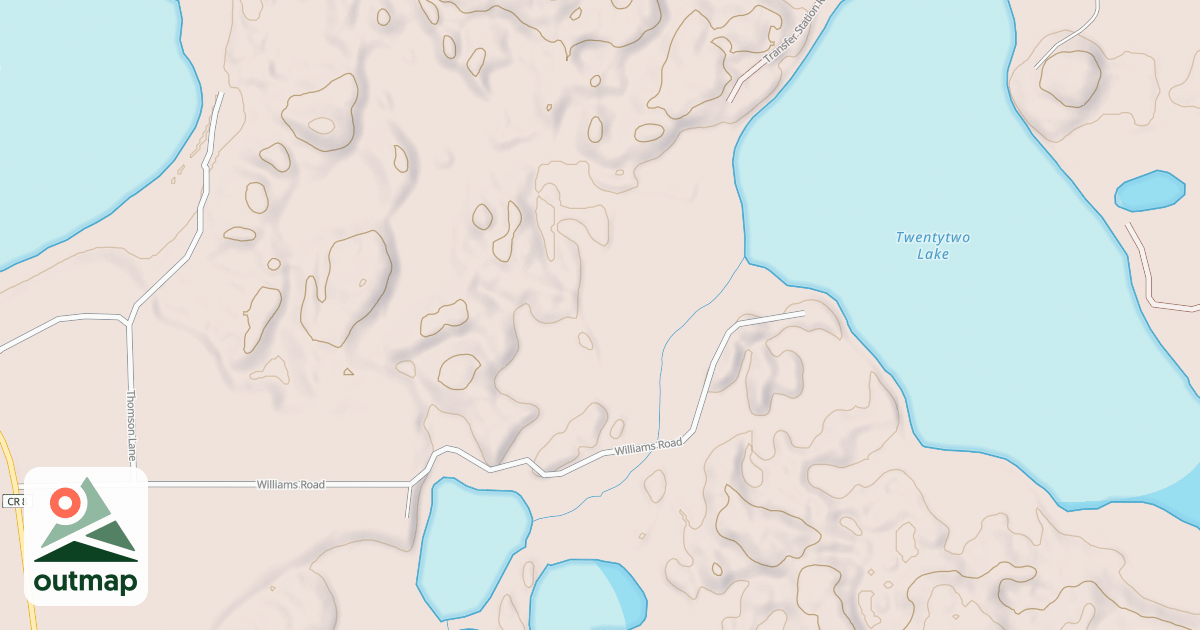 Map of Pine Center Trail