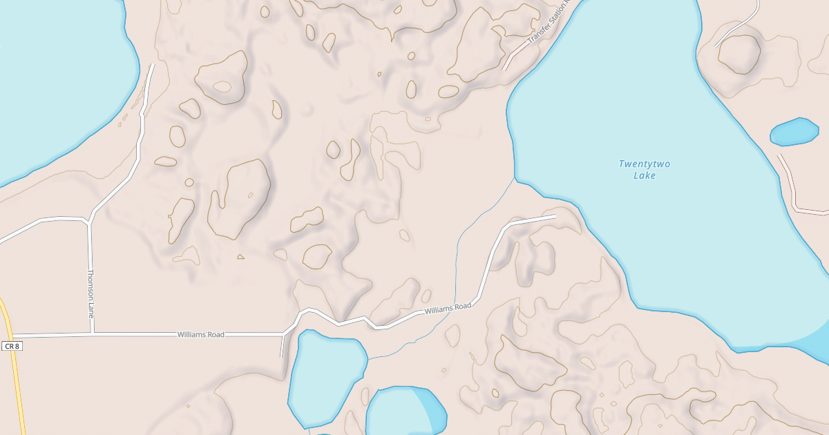 Map preview of Pine Center Trail