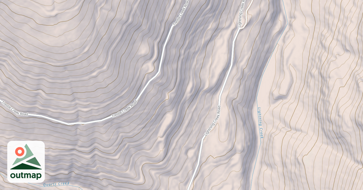 Map of LIGHTNING CREEK A