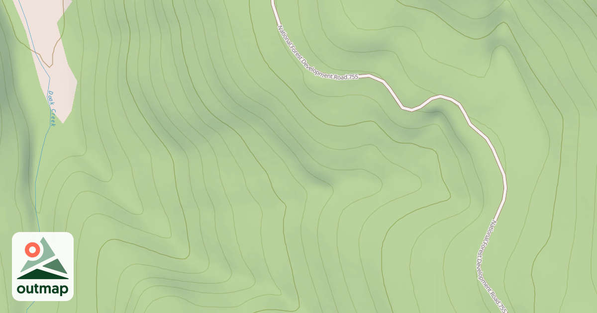 Map of DOAK CR BLUE MTN G