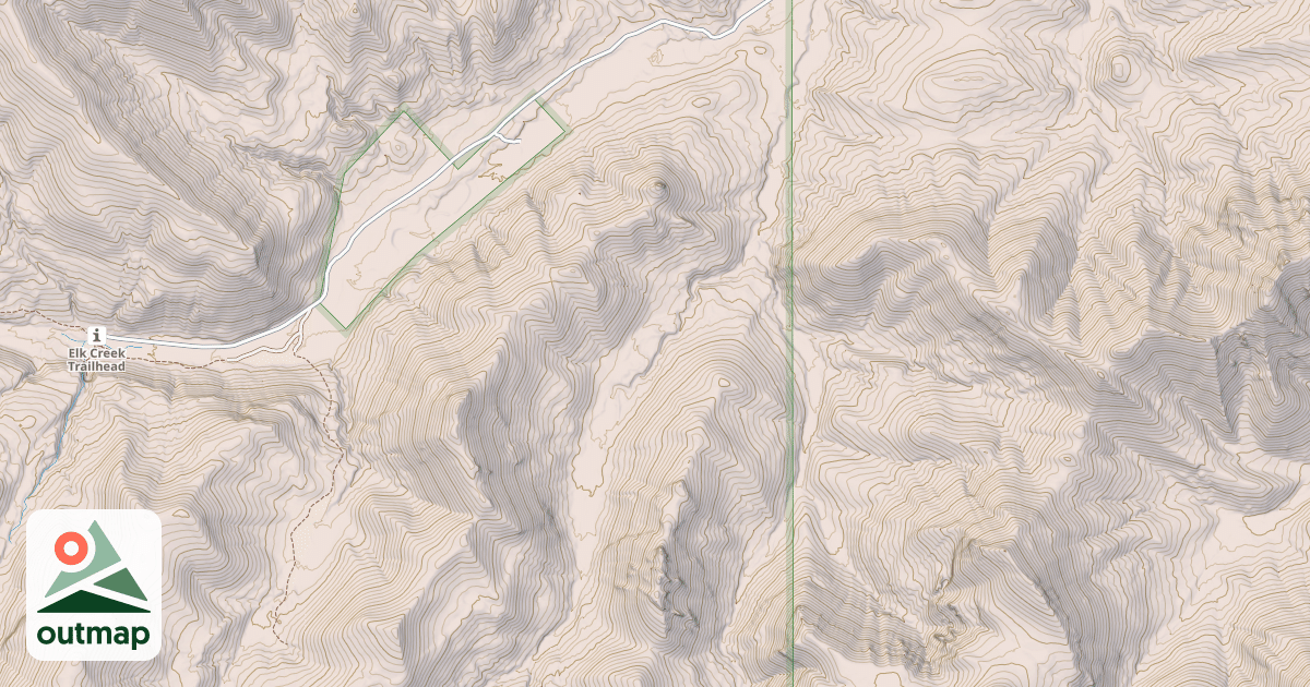 Map of CYANIDE CREEK