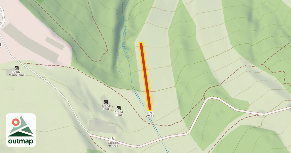 Map of Le Pré Lynx