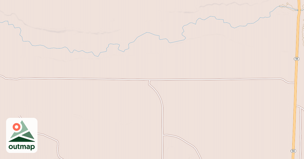 Map of S BR STUTTS CREEK
