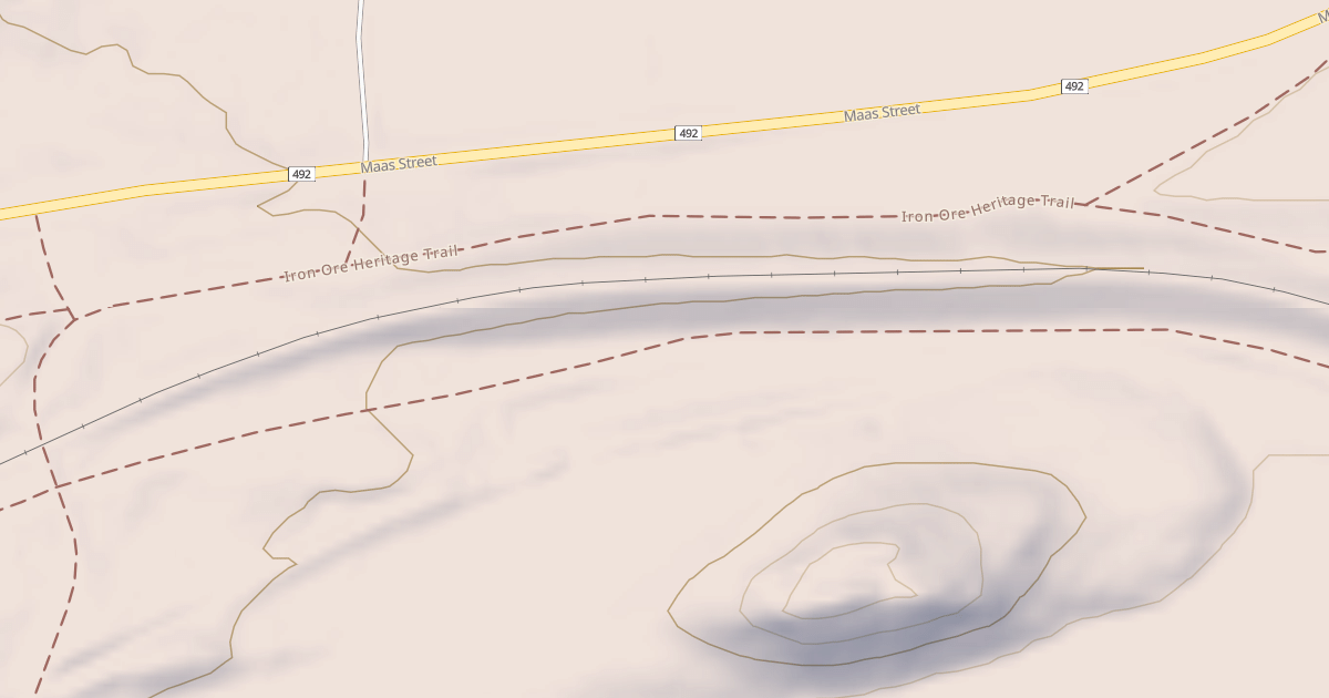 Map preview of Iron Ore Heritage Trail