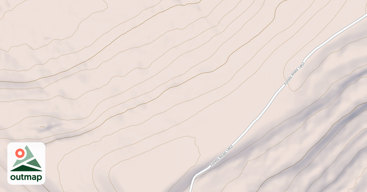 Map of USFS Motor Vehicle Use Map Roads {B64B0E60-0729-45B9-B26D-86F09EABD971}