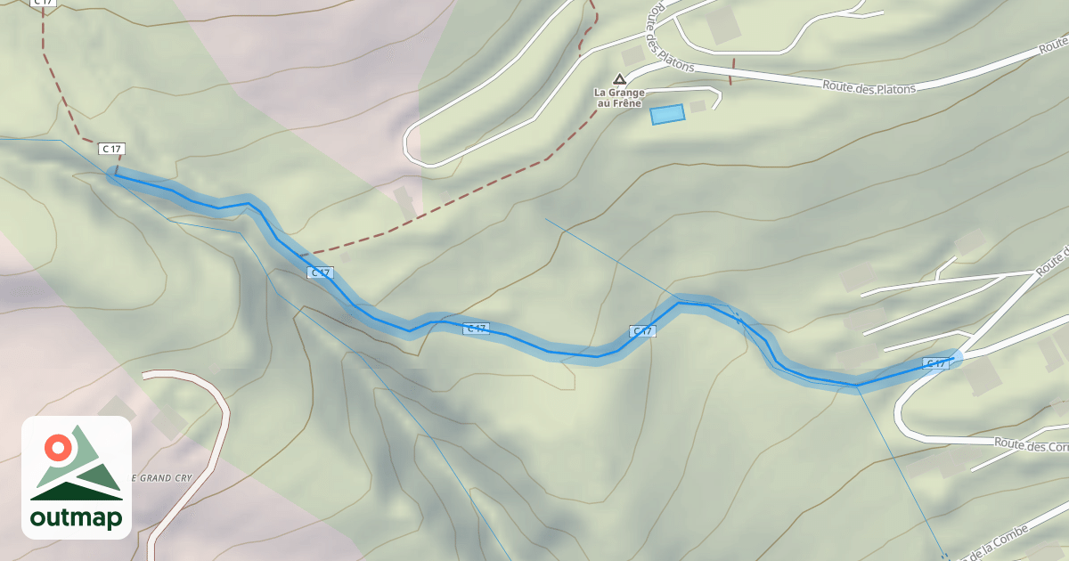 Map of Chemin Rural de Mont Caly