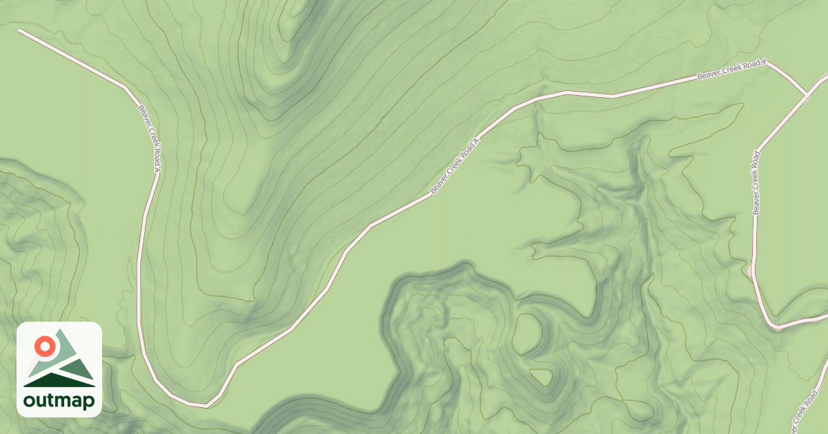 Map of BEAVER CREEK A