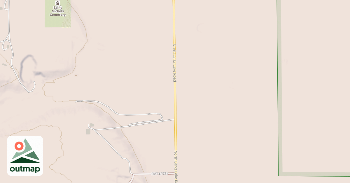 Map of Indian Gardens Orv Route