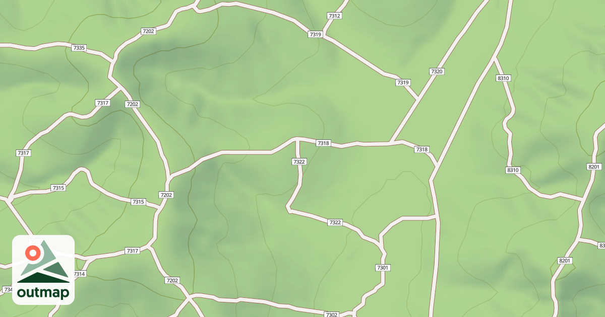 Map of USFS Motor Vehicle Use Map Trails 19431