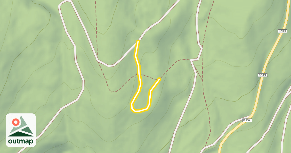 Map of Tobbogans - Jean Babois / Échallées