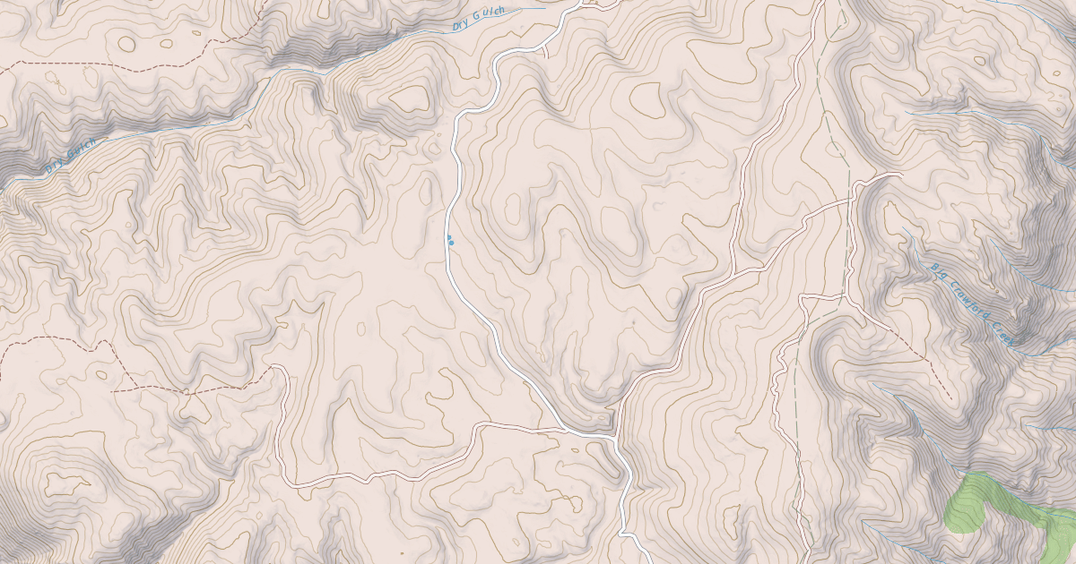 Map preview of CURTIS RIDGE