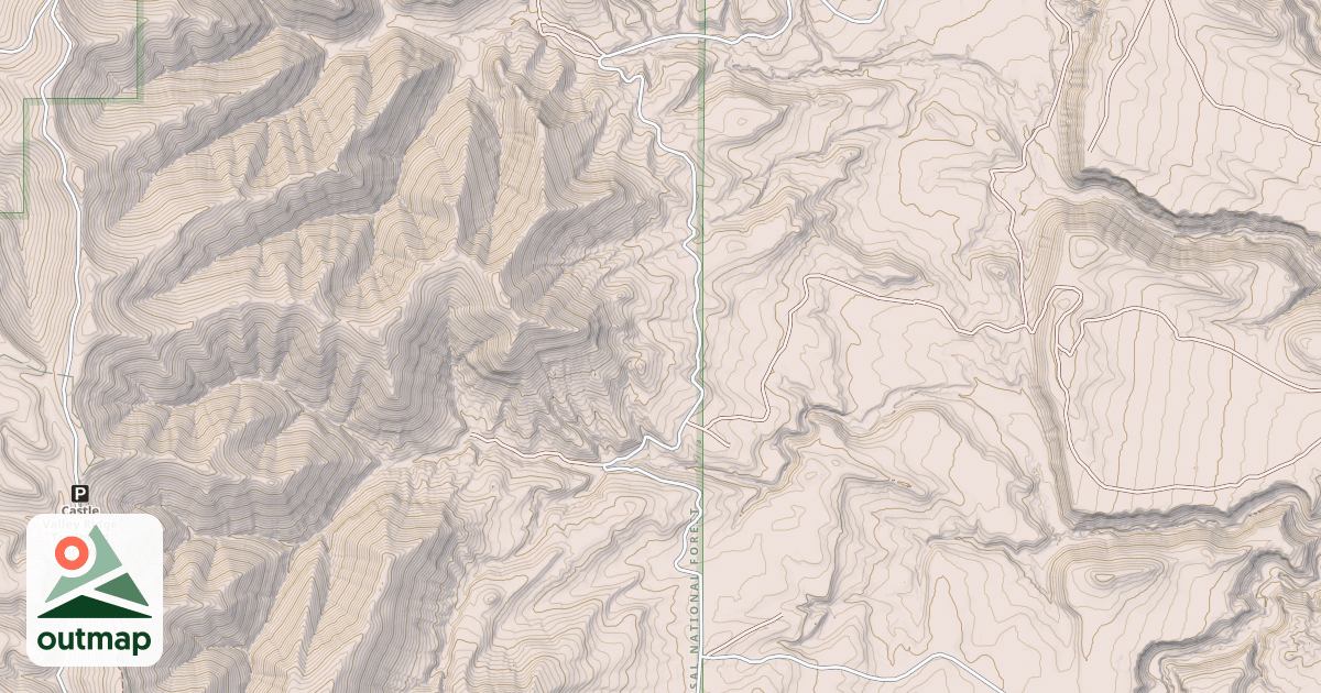 Map of BOB WRIGHT CYN-WIREGRASS BENCH