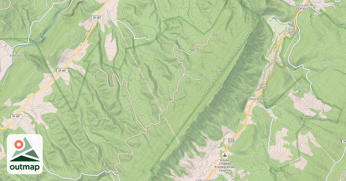 Map of HOOVER RIDGE