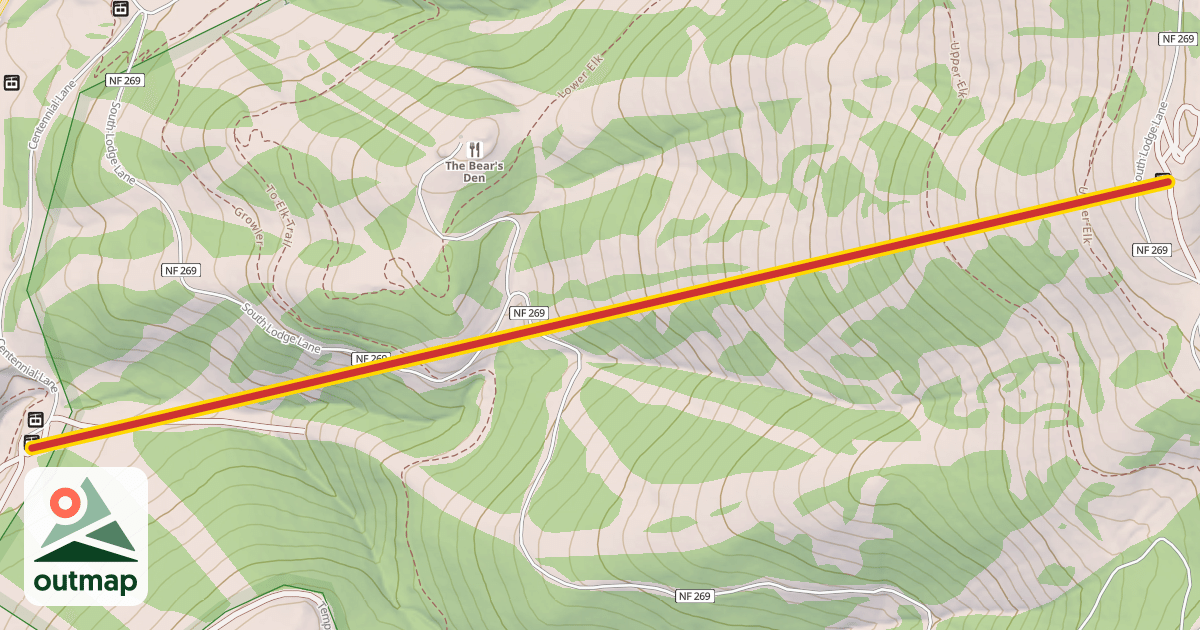 Map of Centennial Express