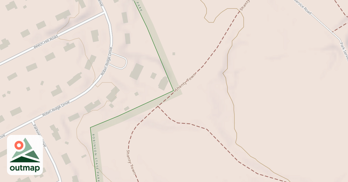Map of White Trail