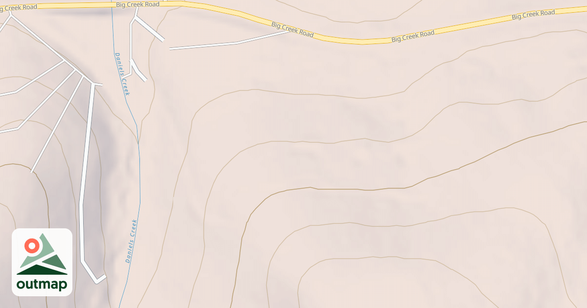 Map of DANIELS LOOP SPUR A