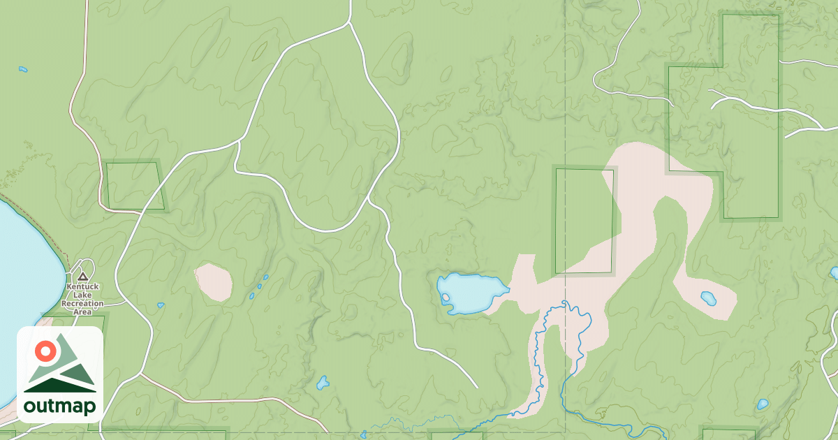 Map of RESERVOIR LAKE ROAD