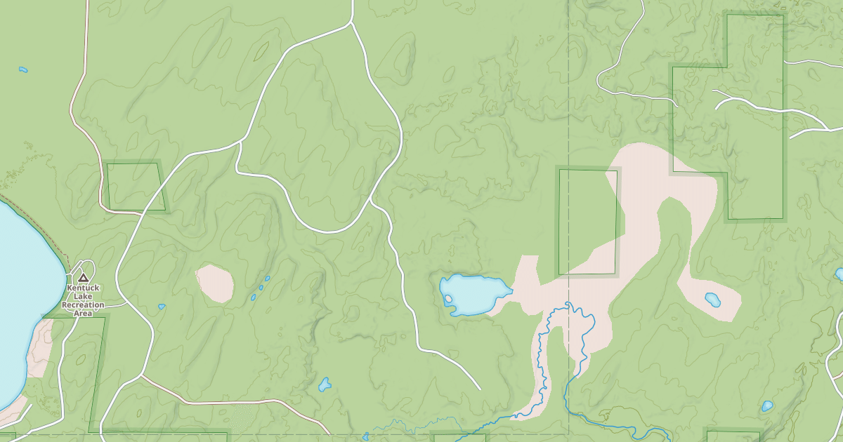 Map preview of RESERVOIR LAKE ROAD