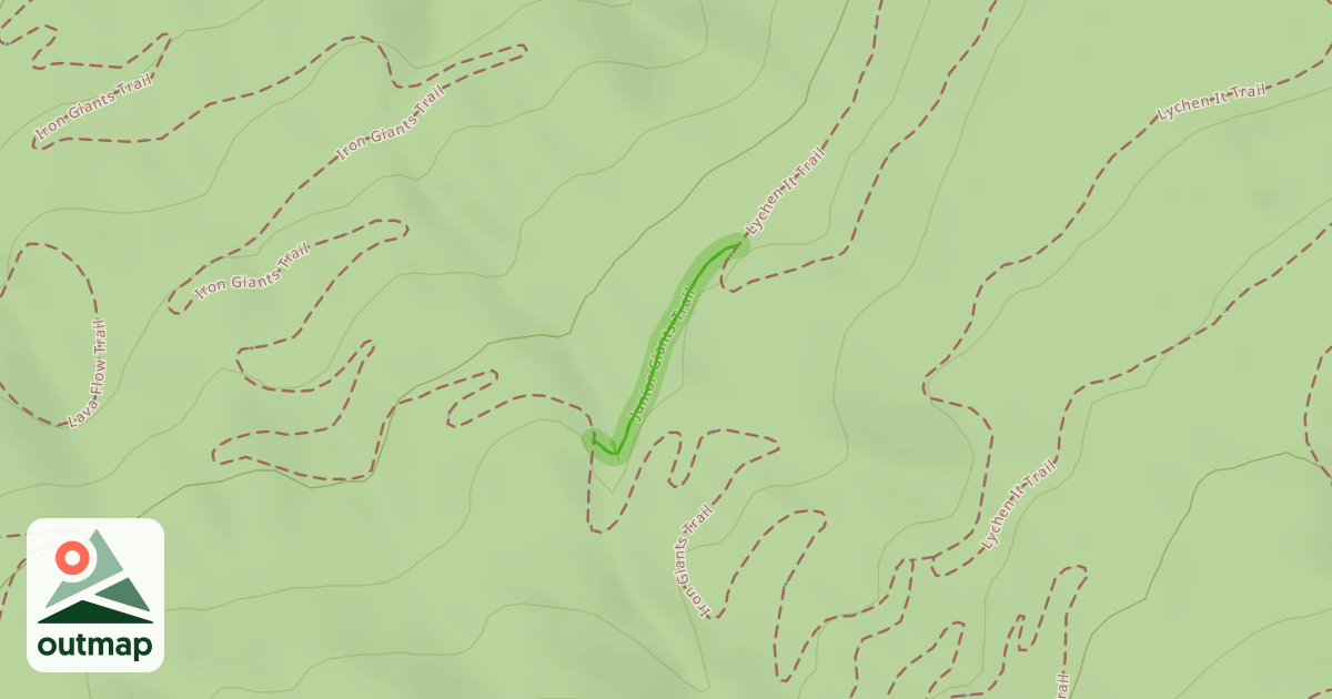 Map of Junior Giants Trail