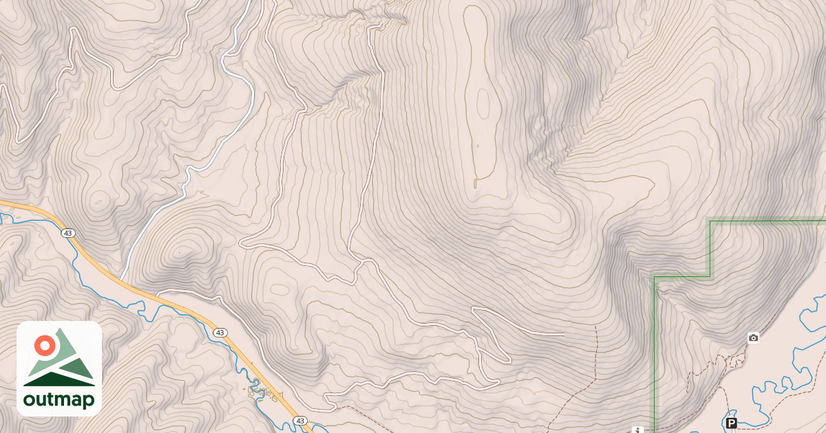 Map of BATTLE MOUNTAIN ACCESS