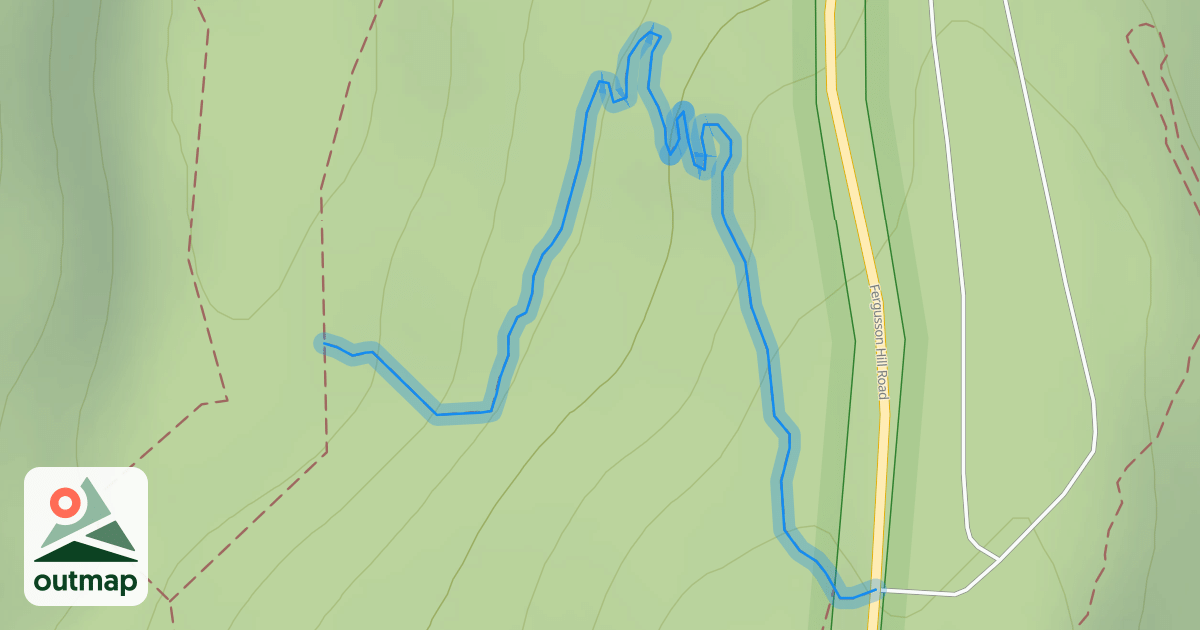 Map of Beaver Creek to Ferguson Hill Campground