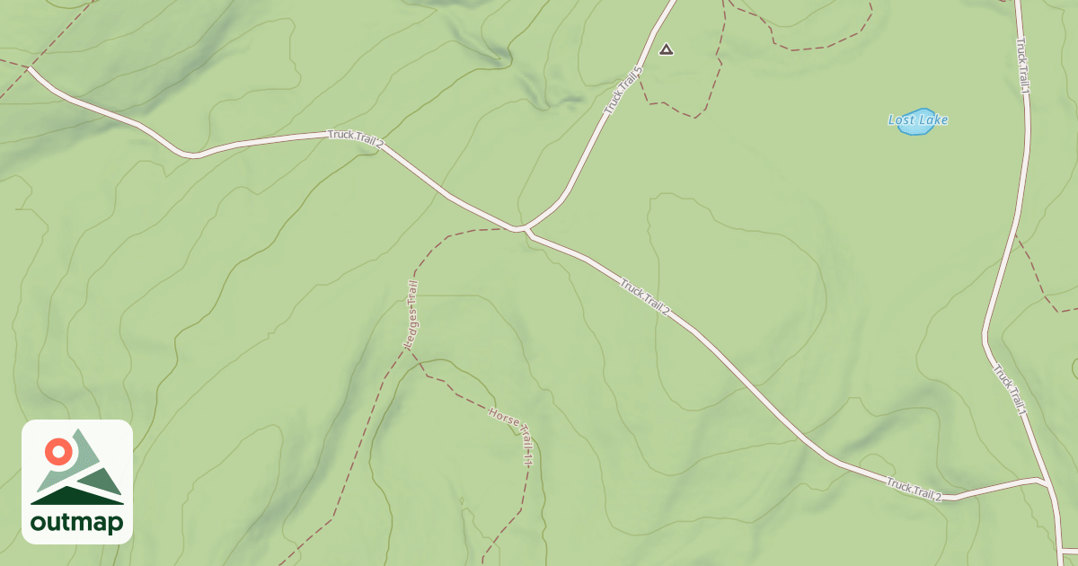 Map of Truck Trail 2