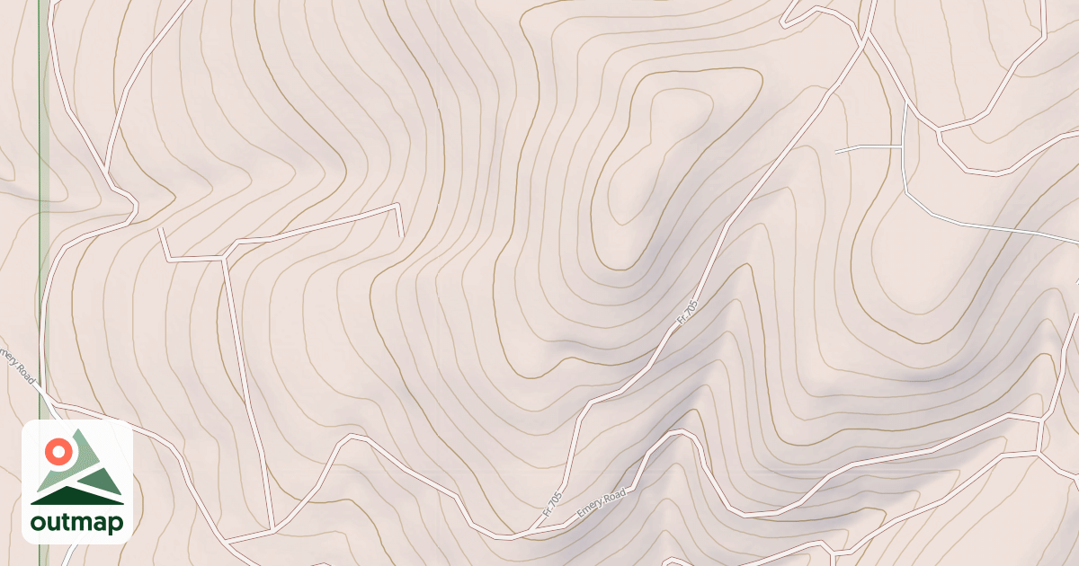 Map of UPPER EMERY