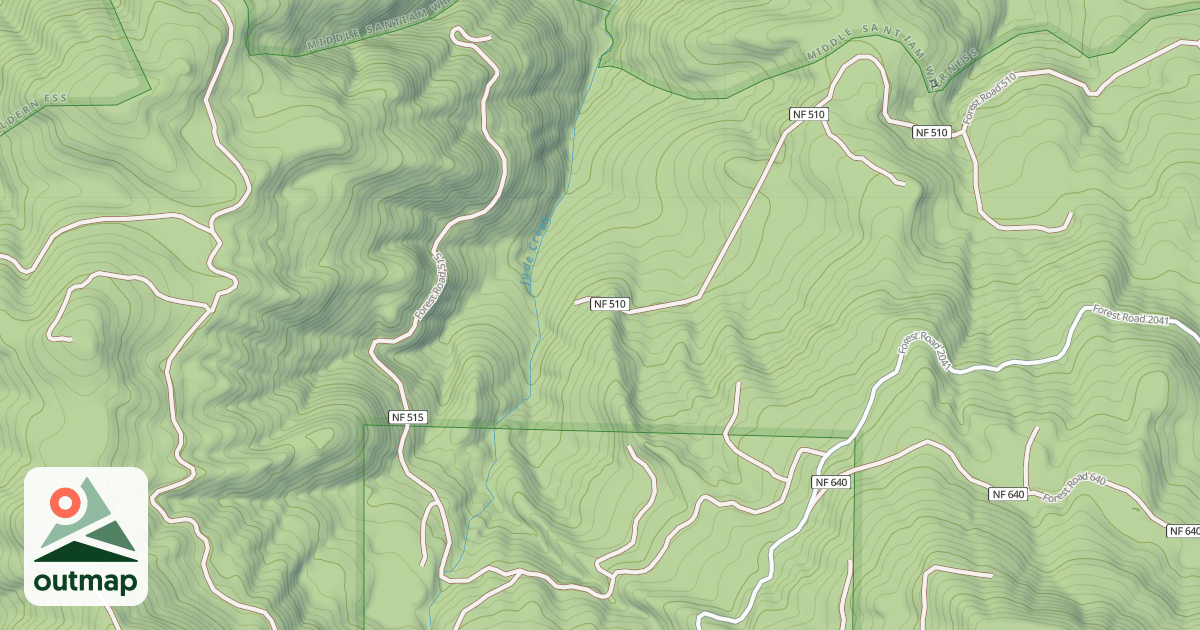 Map of JUDE CREEK RD