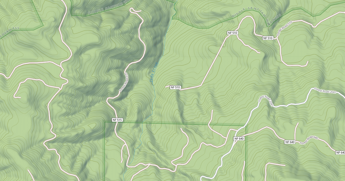Map preview of JUDE CREEK RD