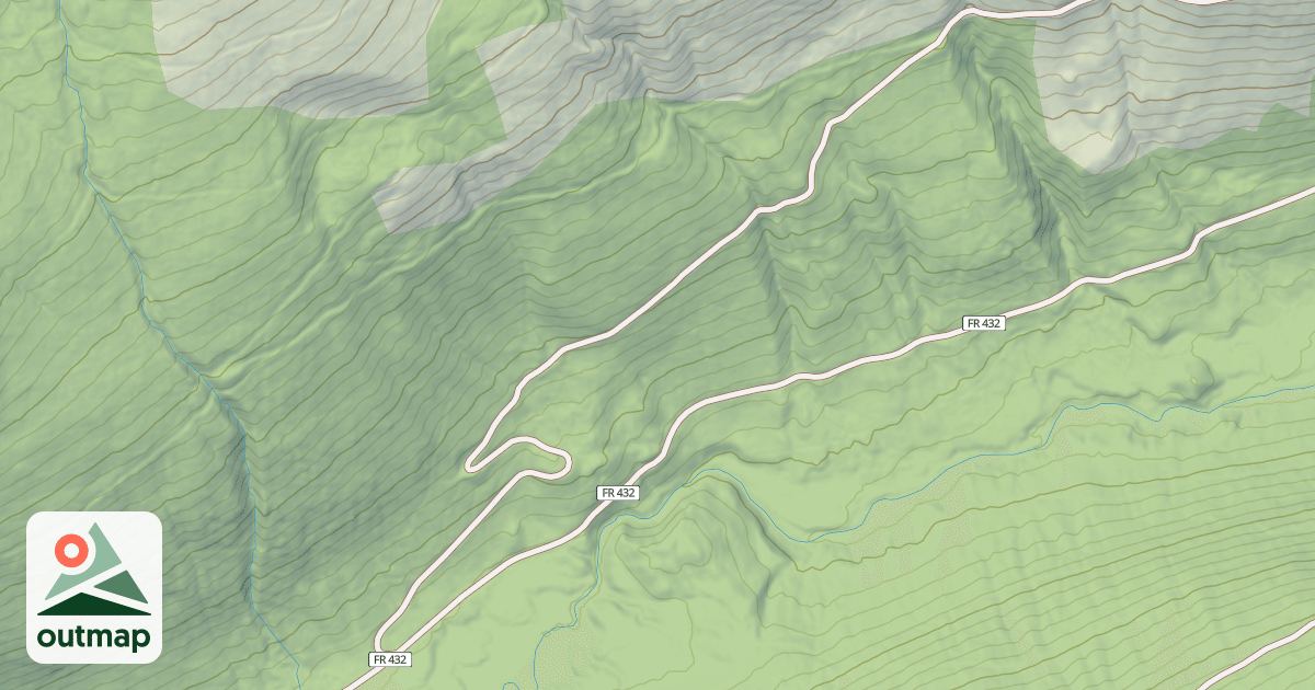 Map of IRISH CREEK