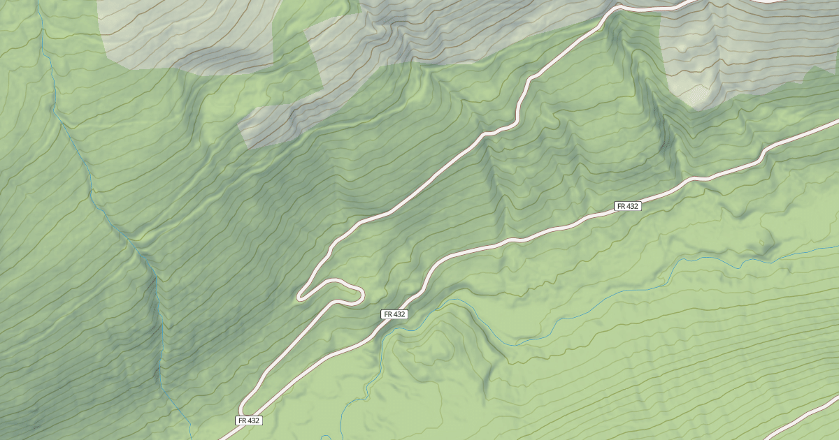Map preview of IRISH CREEK