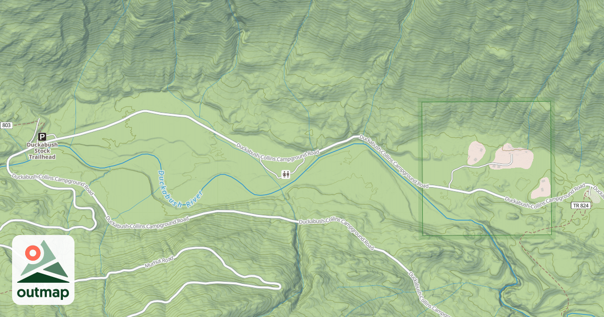 Map of DUCKABUSH COLLINS CG